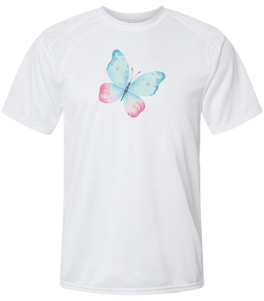 101 SW Big Butterfly Short Sleeve UPF 50+ Shirt Lake Shirt Outdoor Shirt Gardening Shirt Beach Shirt Casual Shirt