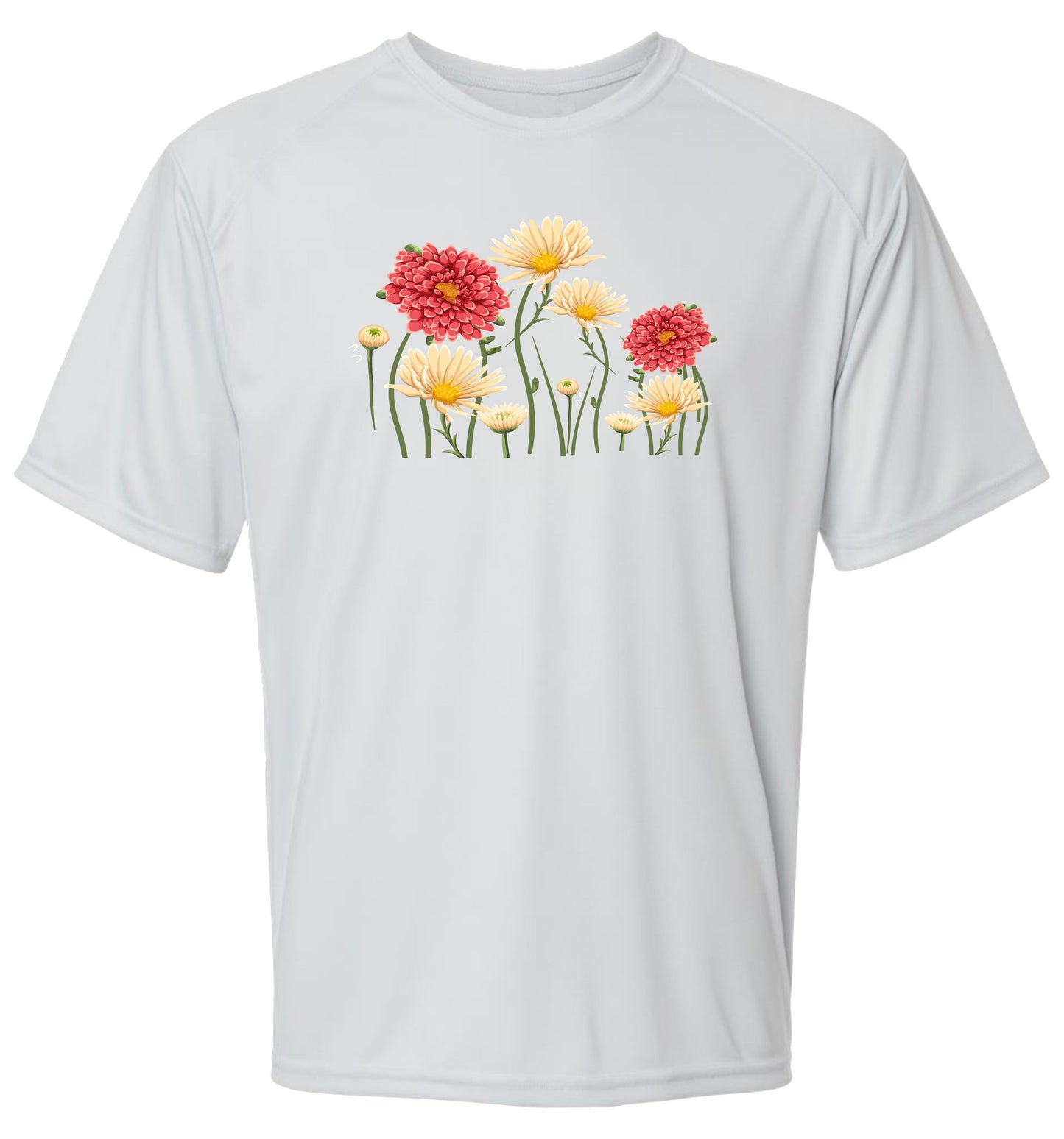 106 SW 10 Flowers Short Sleeve UPF 50+ Shirt Lake Shirt Outdoor Shirt Casual Shirt Beach Shirt Gardening Shirt