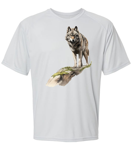 118 SM Wolf on Rocks Short Sleeve UPF50+ Shirt