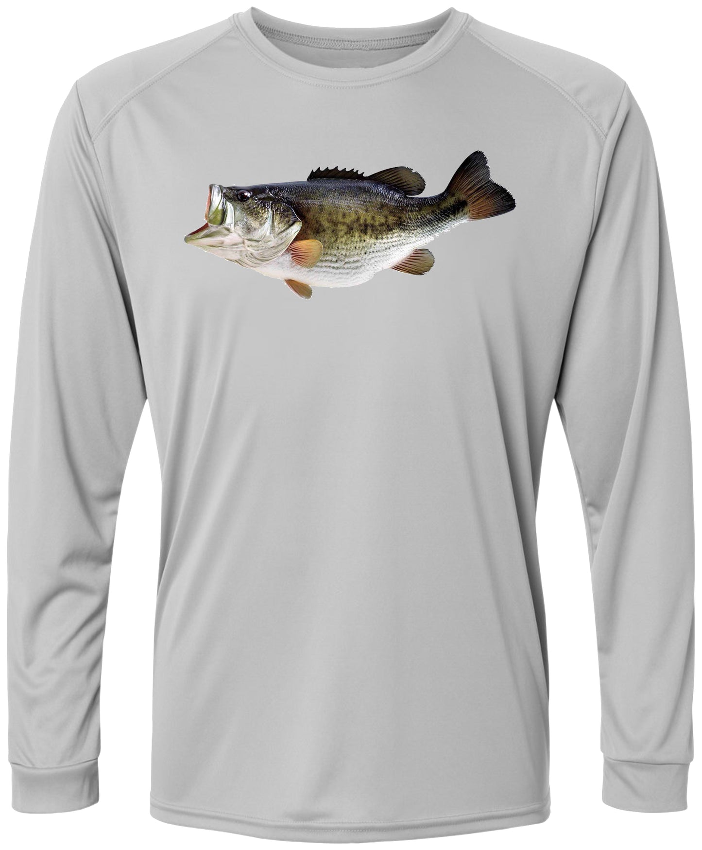 16 LM Pretty Bass Long Sleeve UPF 50+ Shirt Fishing Shirt Lake Shirt Beach Shirt