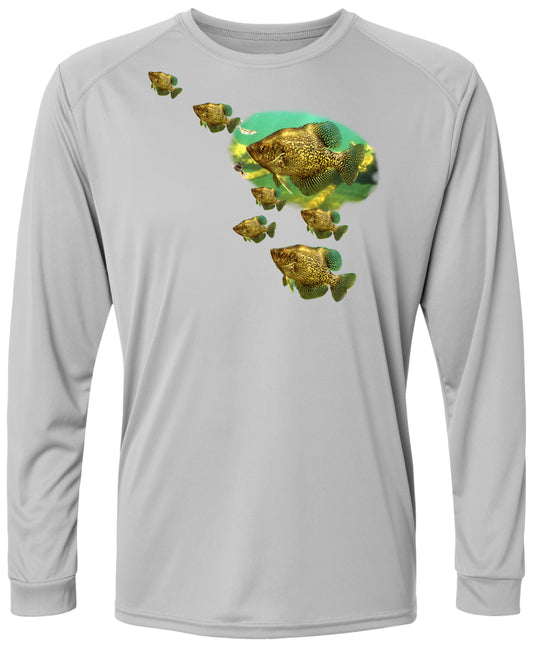 17 LM Crappie 2 Long Sleeve UPF 50+ Shirt Fishing Shirt Beach Shirt Lake Shirt