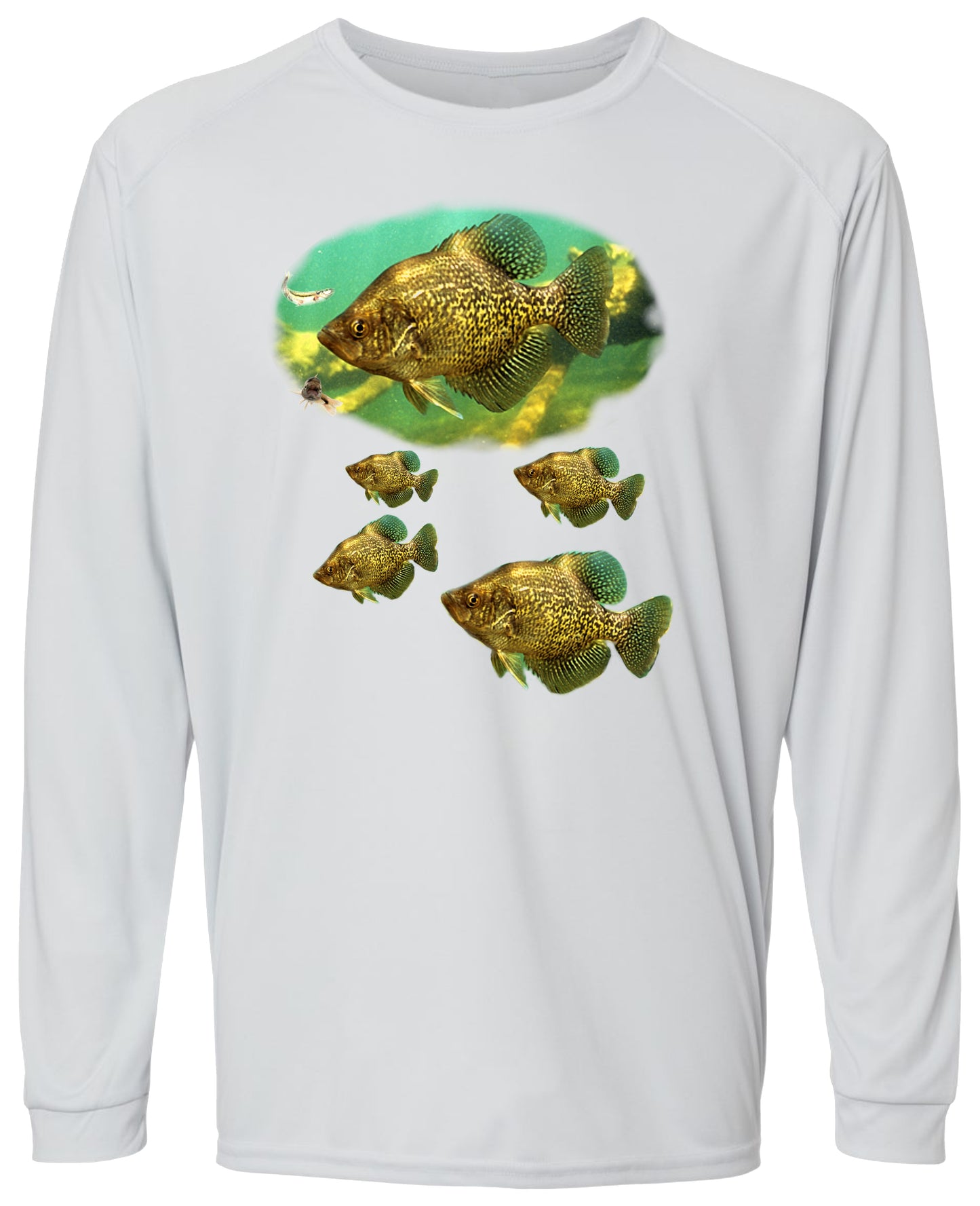 18 LM 5 Crappie # Long Sleeve UPF 50+ Shirt Fishing Shirt Beach Shirt Lake Shirt