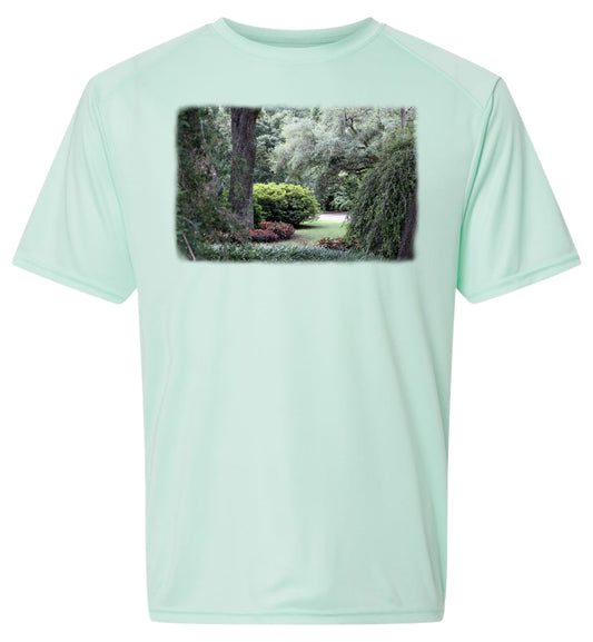 22 SW Path by the Sea Short Sleeve UPF 50+ Shirt Garden Shirt Gardening Shirt Lake Shirt Beach Shirt