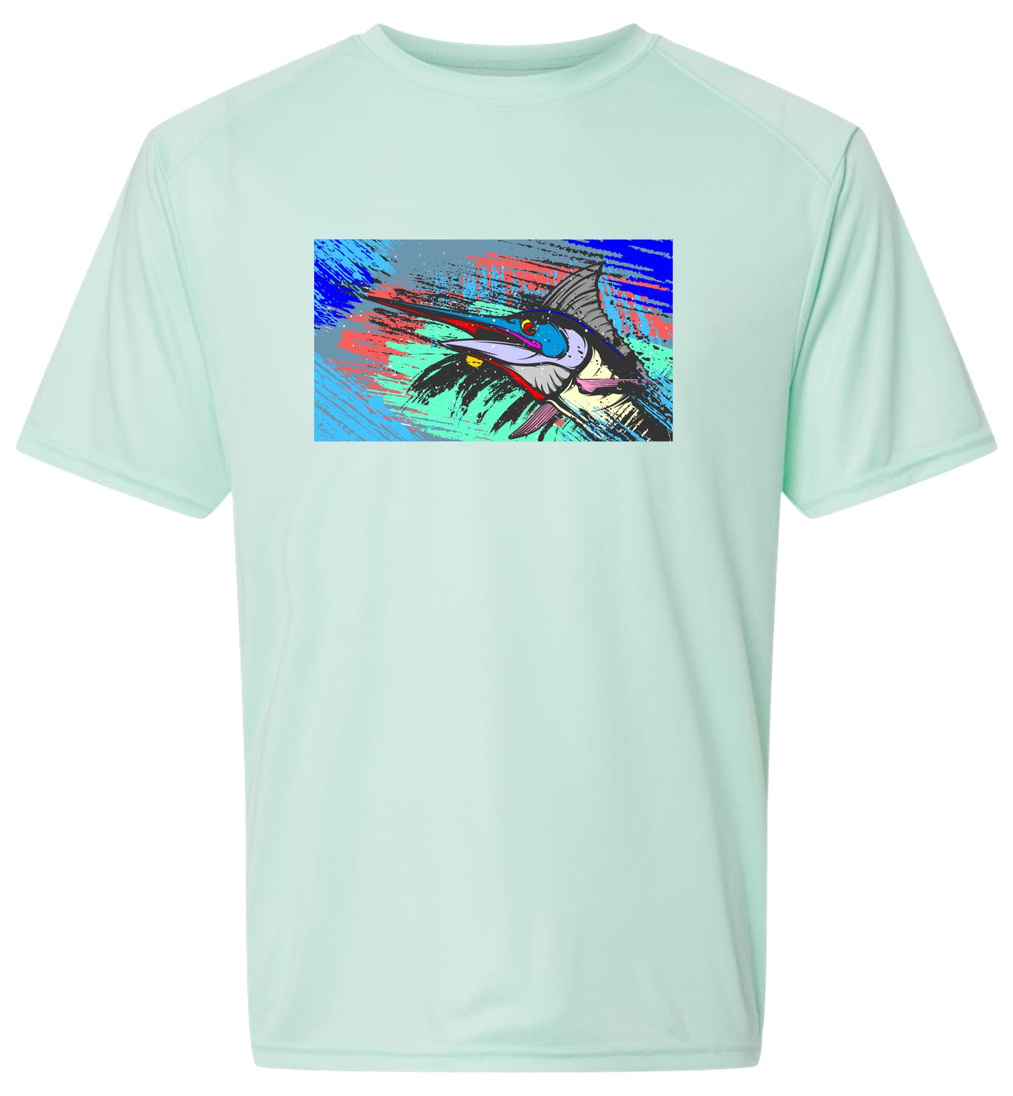 24 SM Red Swordfish Short Sleeve UPF 50+ Shirt Fishing Shirt Marlin Fishing Shirt Deep Sea Fishing Nature Shirt Outdoor Shirt Beach Shirt Lake Shirt