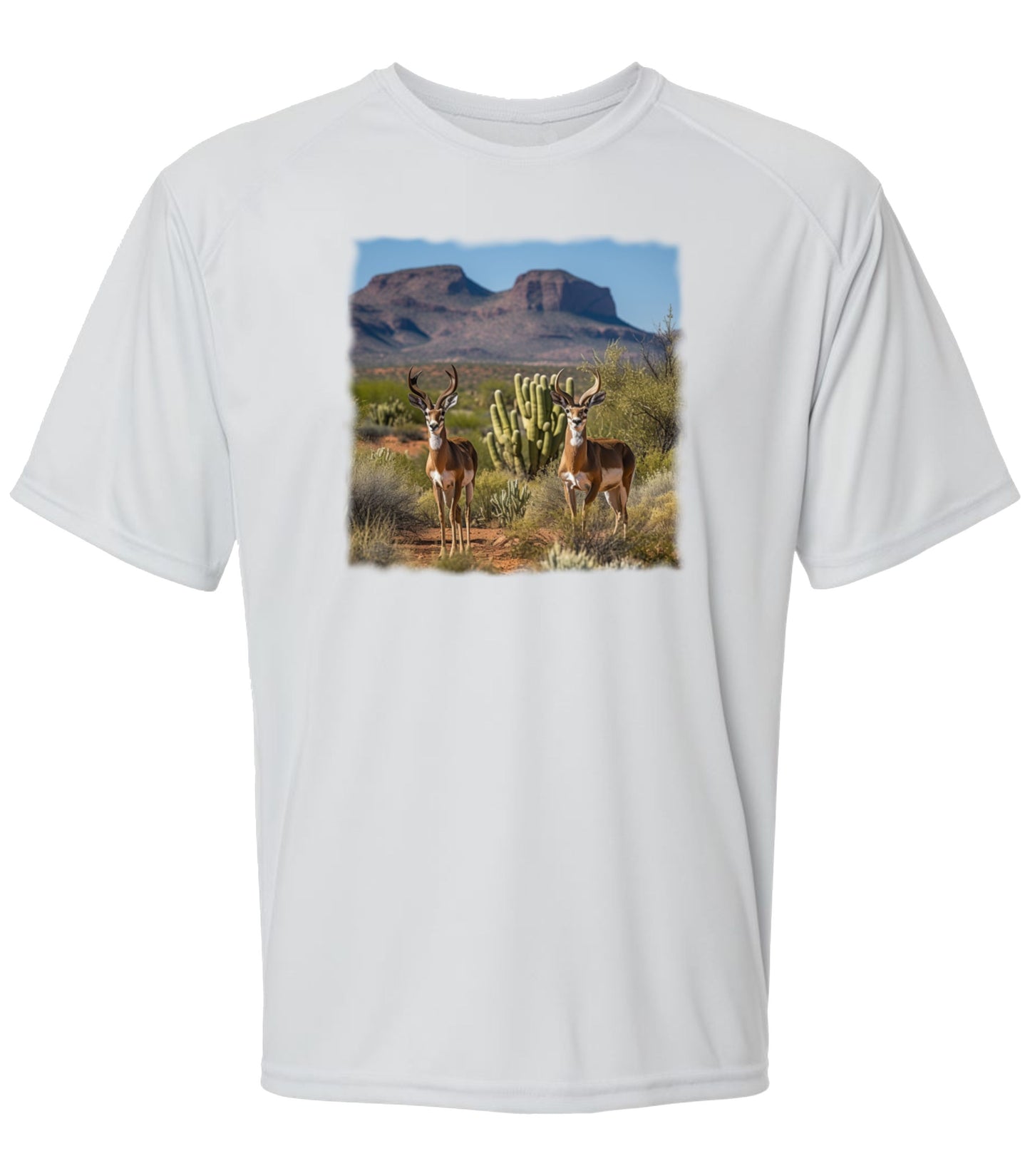 #29SS USA Antelope and Mountains Short Sleeve UPF50+ Shirt