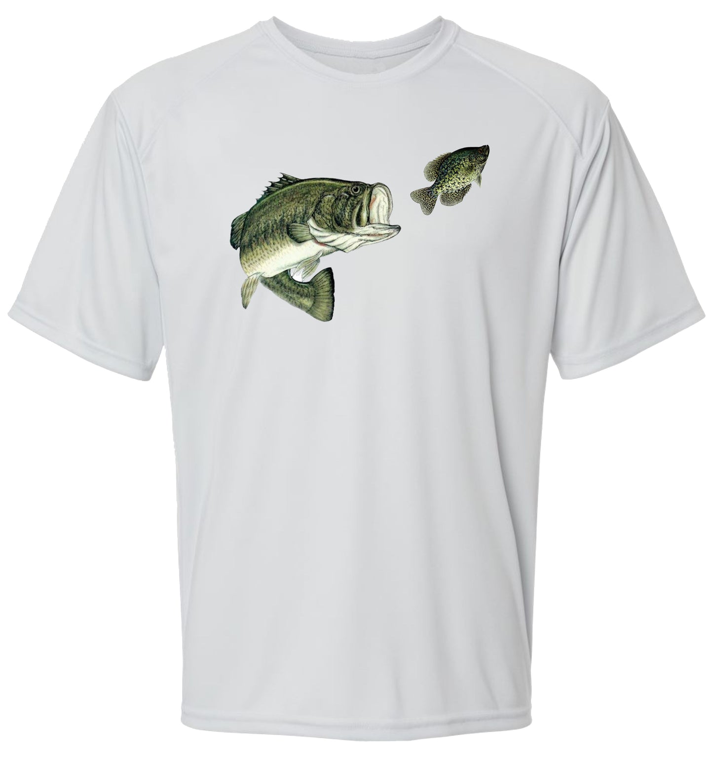 38 SM Bass and Crappie Short Sleeve UPF 50+ Shirt Fishing Shirt Lake Shirt Beach Shirt Outdoor Shirt Nature Shirt