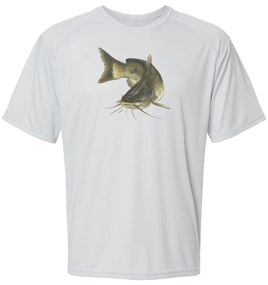 44 SM Channel Catfish Short Sleeve UPF 50+ Shirt Fishing Shirt Lake Shirt Beach Shirt Outdoor Shirt