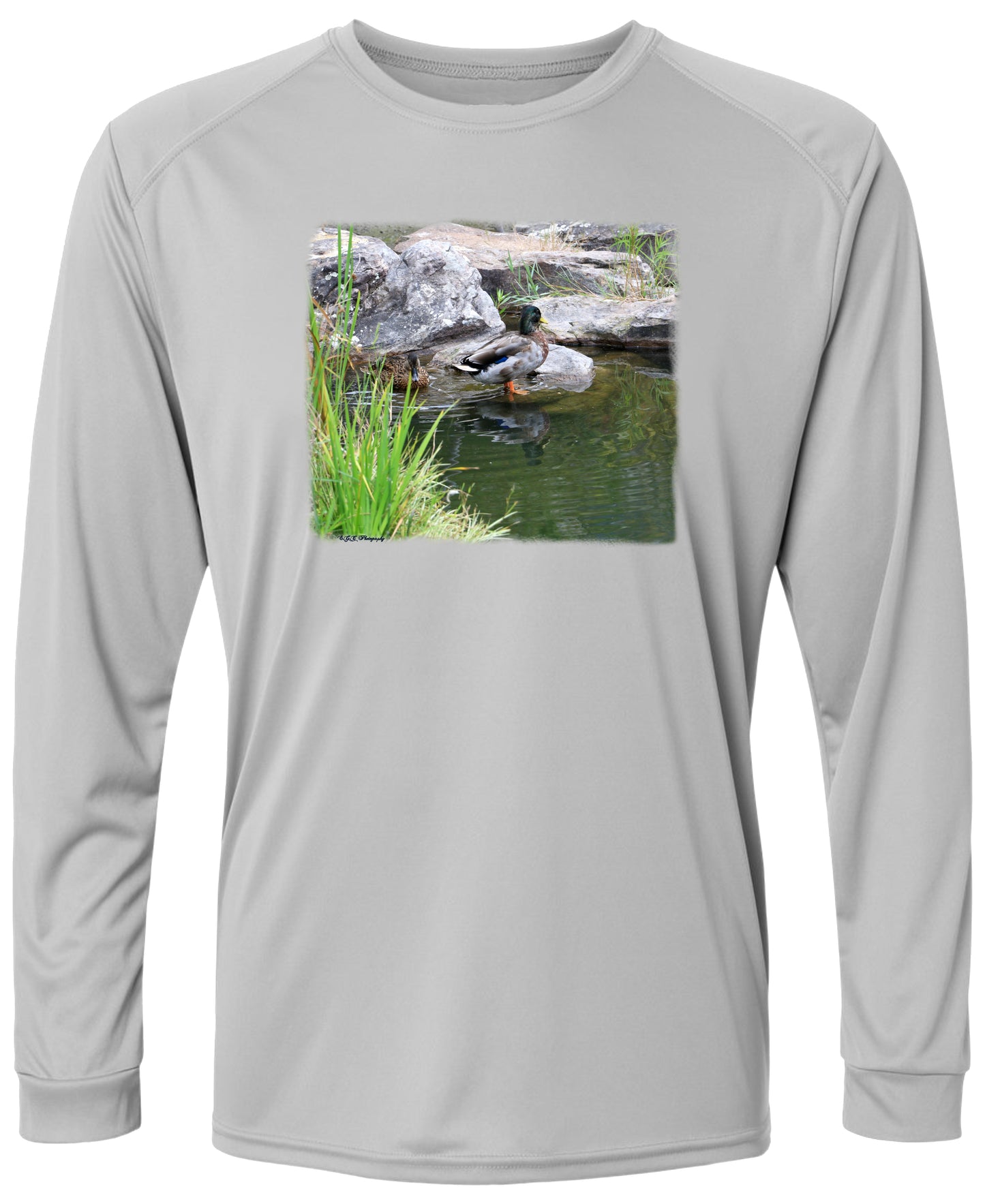 46 LM Duck Long Sleeve UPF 50+ Shirt Lake Shirt Fishing Shirt Duck Shirt Duck Hunting Shirt