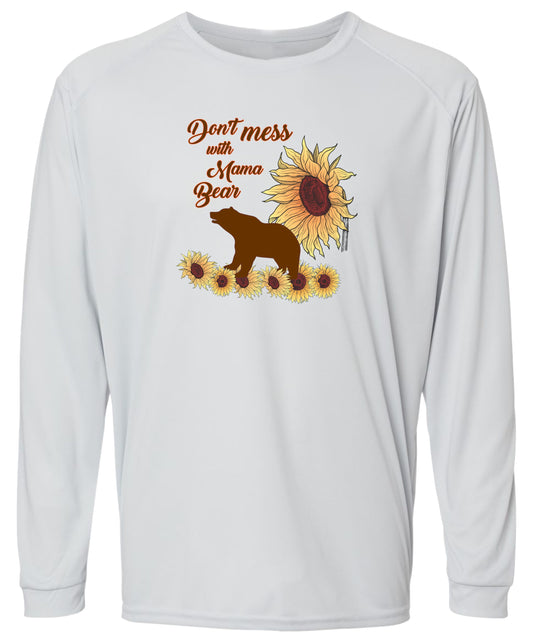 4 LW Mama Bear Long Sleeve UPF 50+ Shirt Gardening Shirt Beach Shirt Lake Shirt