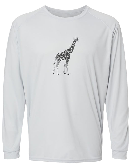 55 LW Little Giraffe Long Sleeve UPF 50+ Shirt Lake Shirt Beach Shirt Outdoor Shirt Casual Shirt Gardening Shirt