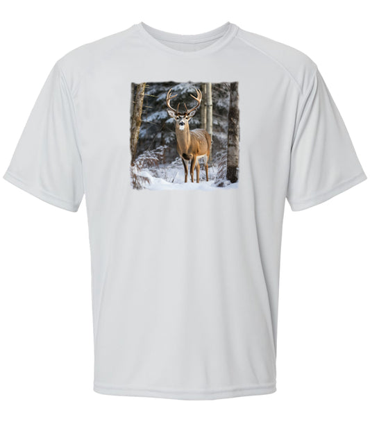 #5SS USA Deer and Snow Short Sleeve UPF50+ Shirt