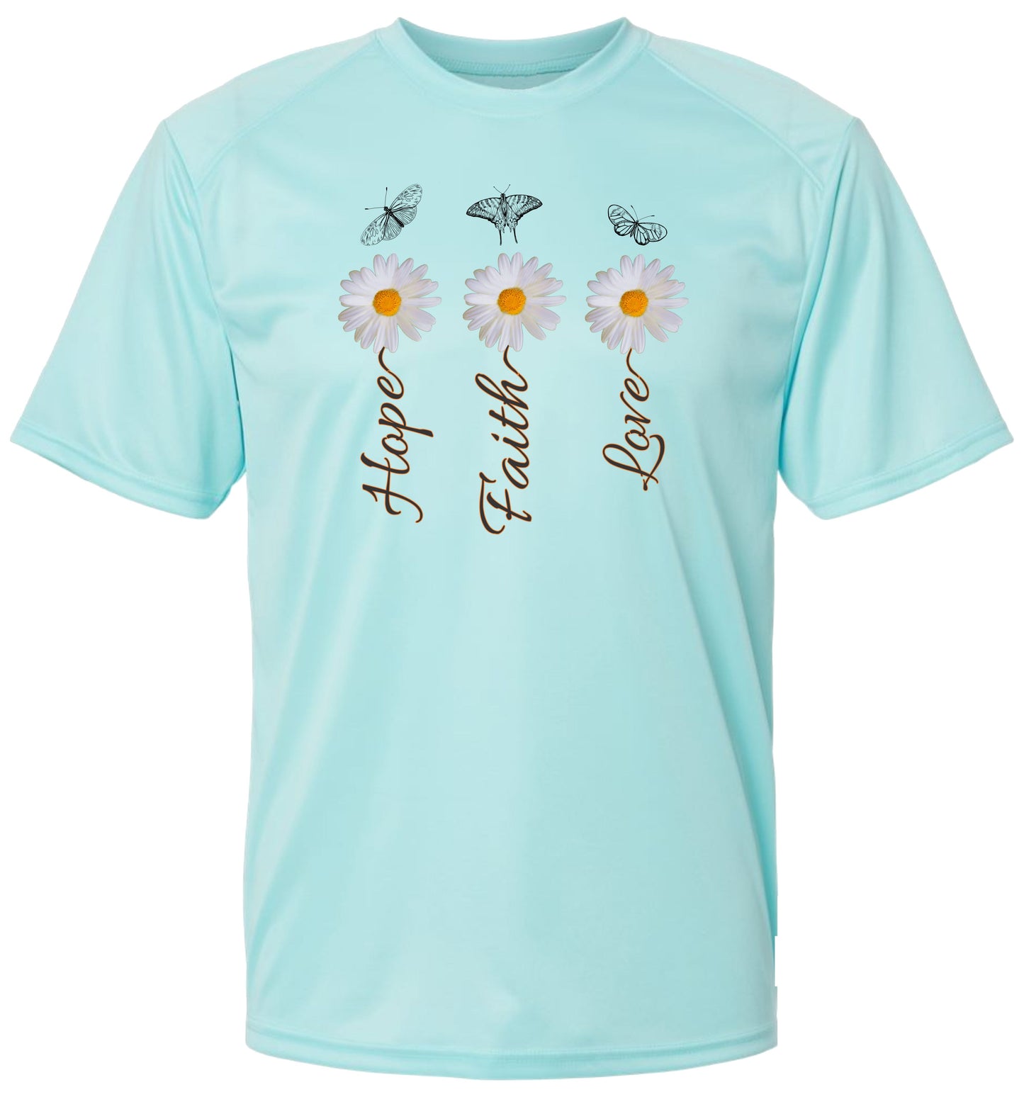 74 SW Hope Faith Love Short Sleeve UPF 50+ Shirt Gardening Shirt Faith Shirt Outdoor Shirt Casual Shirt Beach Shirt Lake Shirt