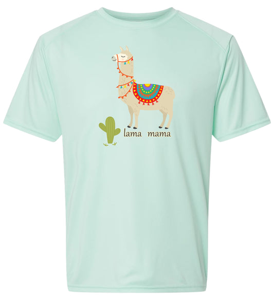 76 SW Llama Mama Short Sleeve UPF 50+ Shirt Outdoor Shirt Lake Shirt Beach Shirt Casual Shirt Gardening Shirt