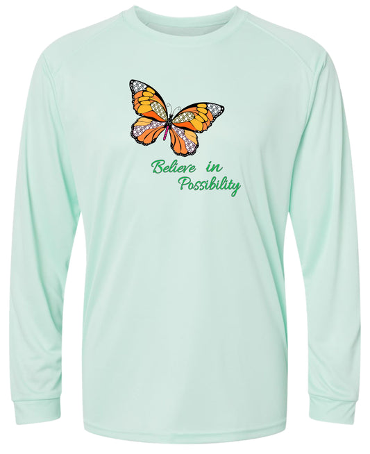 77 LW Butterfly Long Sleeve UPF 50+ Shirt Gardening Shirt Lake Shirt Beach Shirt Outdoor Shirt Casual Shirt