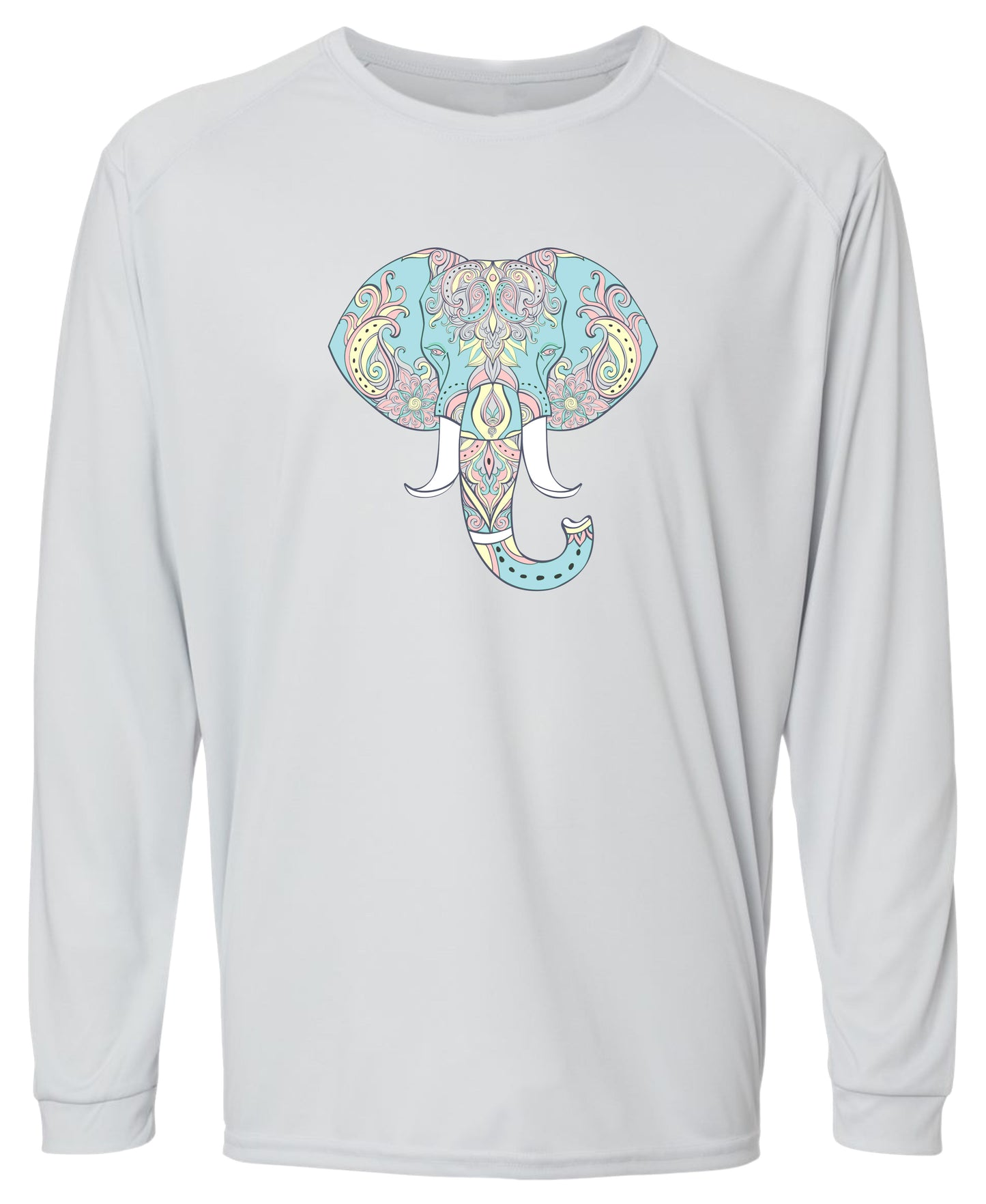 81 LW Elephant Head Long Sleeve UPF 50+ Shirt Lake Shirt Wildlife Shirt Beach Shirt Outdoor Shirt Casual Shirt Zoo Shirt