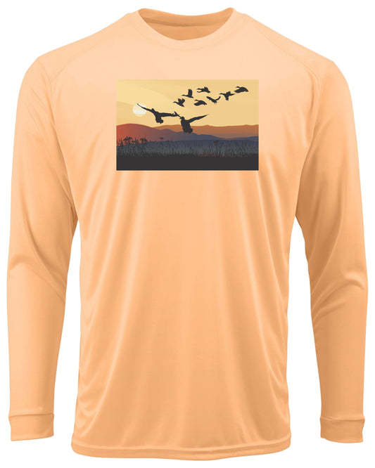 82 LM Flying Duck Long Sleeve UPF 50+ Shirt Duck Shirt Duck Hunting Shirt Hunting Shirt