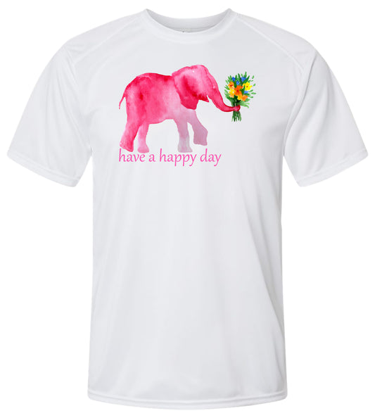82 SW Pink Elephant Short Sleeve UPF 50+ Shirt Lake Shirt Gardening Shirt Beach Shirt Outdoor Shirt Casual Shirt
