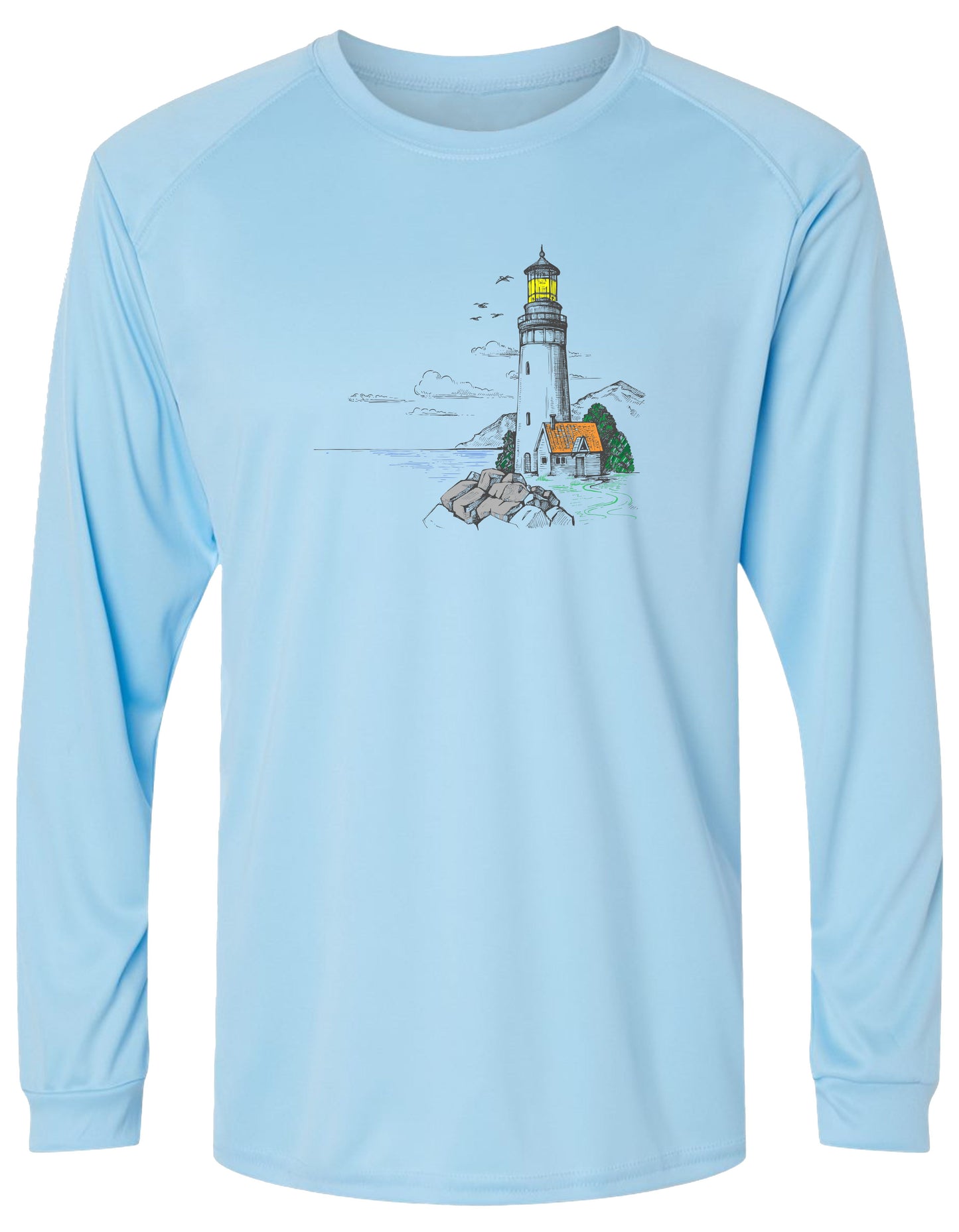 83 LM Lighthouse Long Sleeve UPF 50+ Shirt Lake Shirt Gardening Shirt Outdoor Shirt