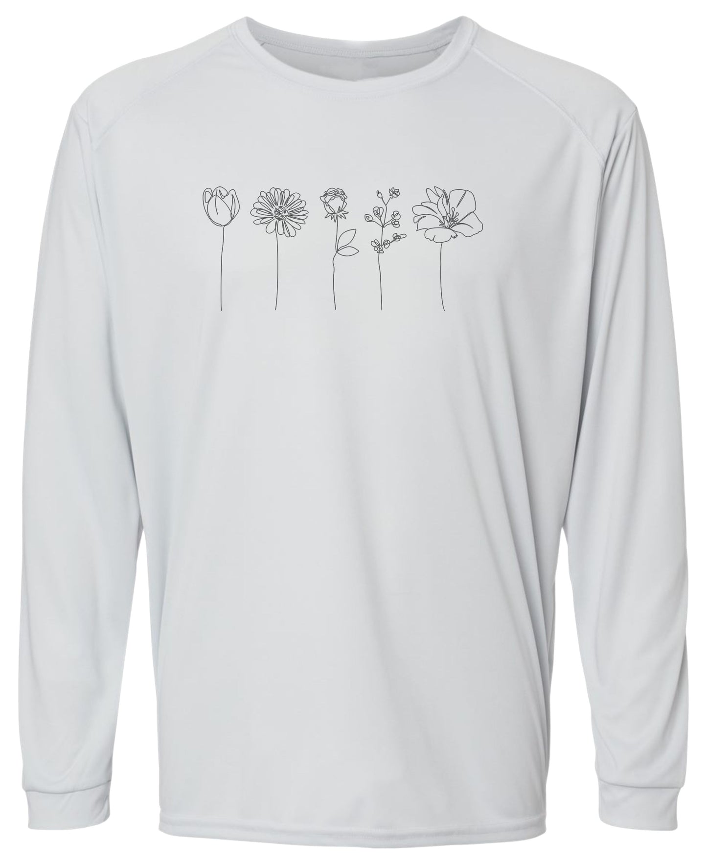 92 LW Flowers Long Sleeve UPF 50+ Shirt Gardening Shirt Lake Shirt Outdoor Shirt Beach Shirt Casual Shirt