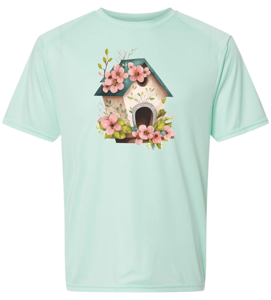 96 SW Bird House Short Sleeve UPF 50+ Shirt Lake Shirt Beach Shirt Gardening Shirt Outdoor Shirt Casual Shirt