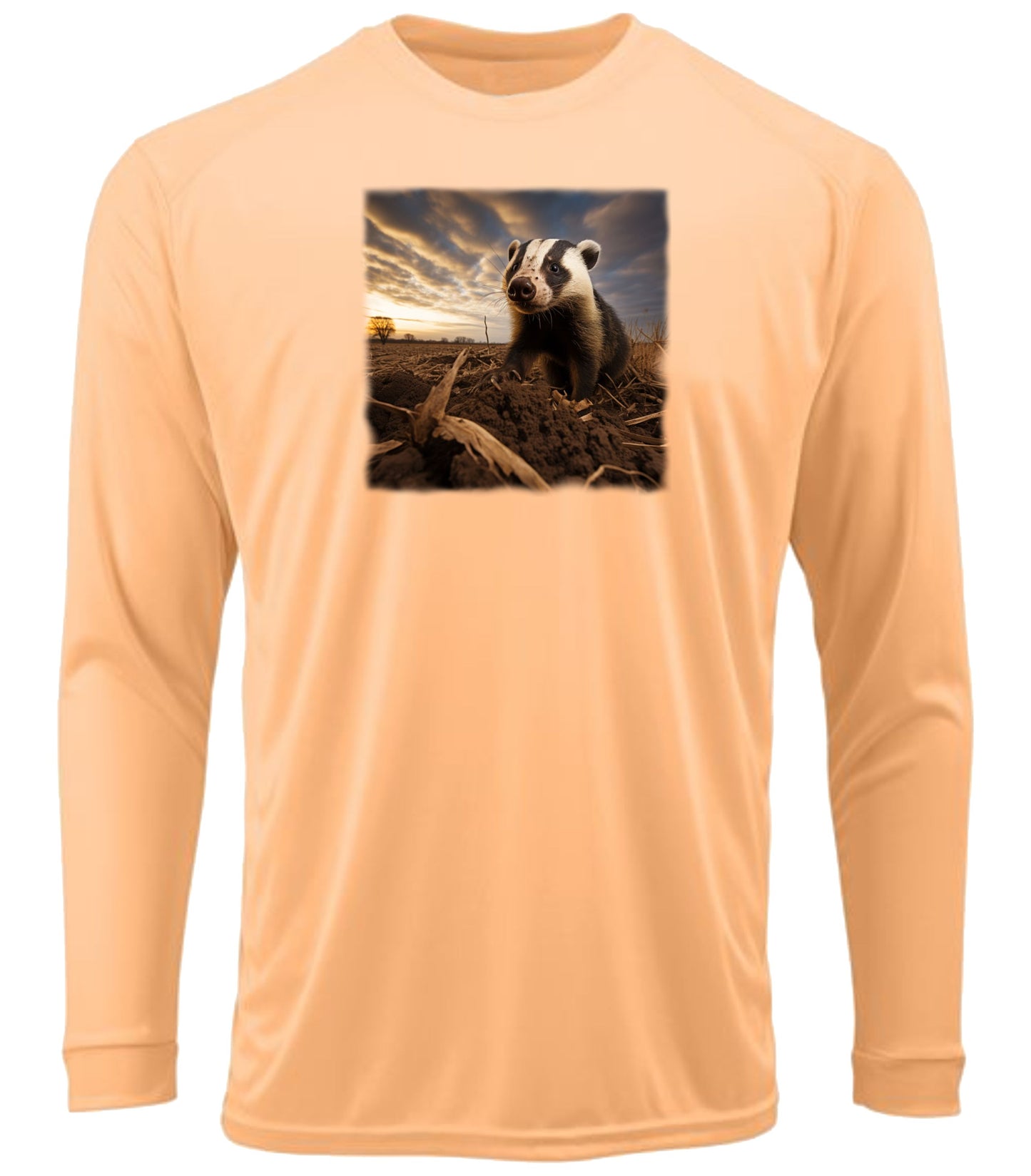 #9US Badger in Desert Long Sleeve UPF50+ Shirt